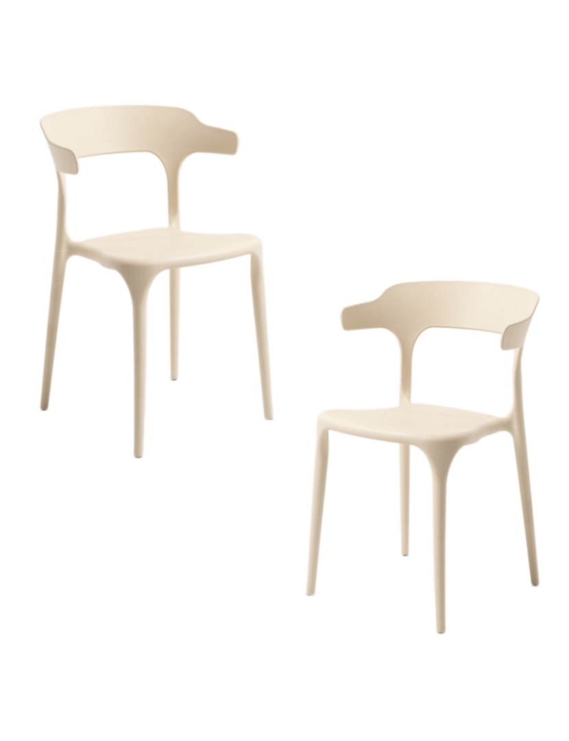 Presentes Miguel - Pack 2 Cadeiras Teul - Beige