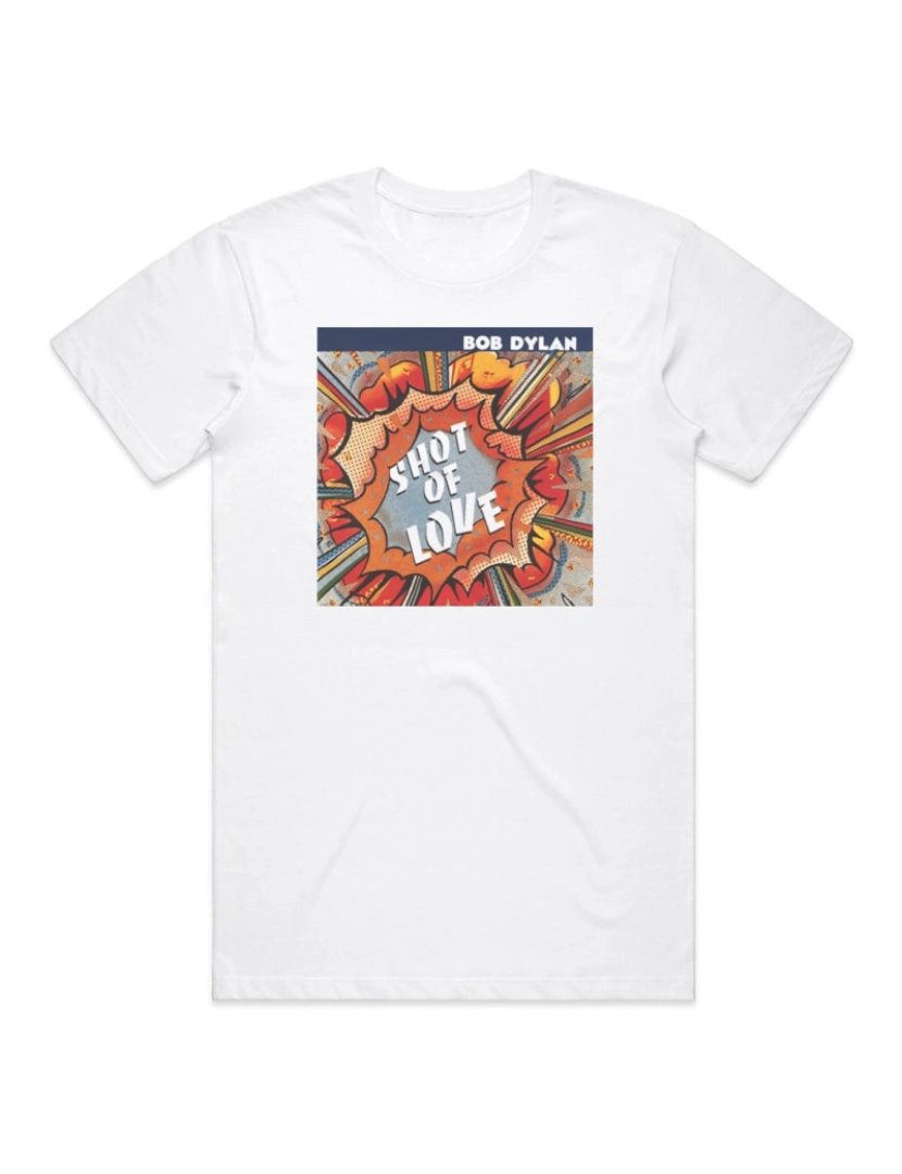 Rockinstone - T-shirt Bob Dylan Tiro de amor