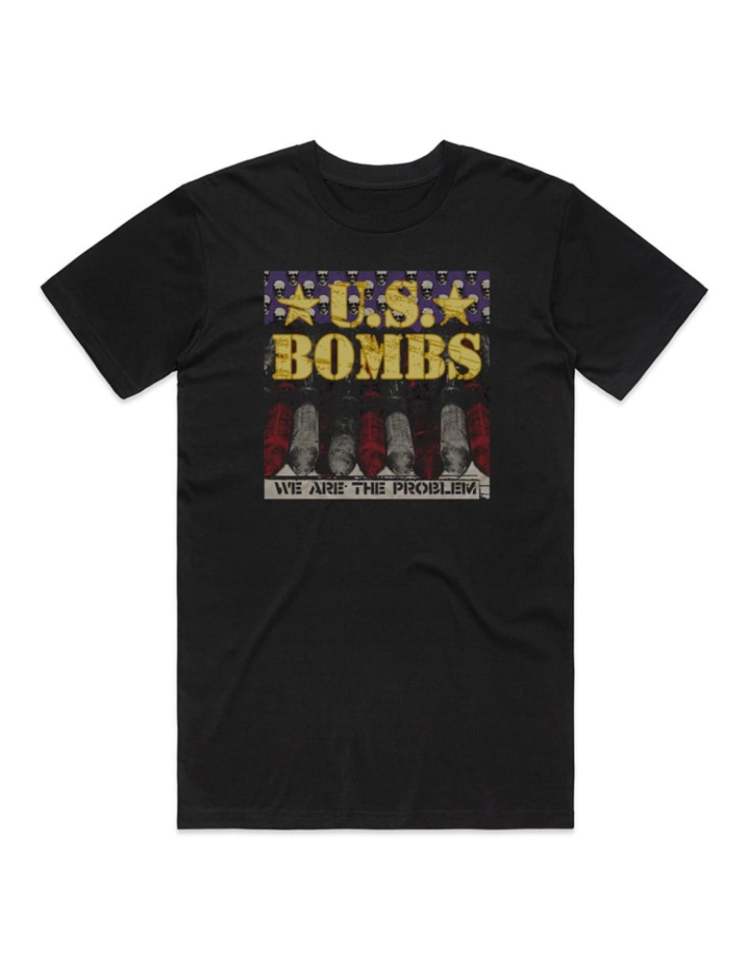 Rockinstone - T-shirt Bombas dos EUA, nós somos o problema