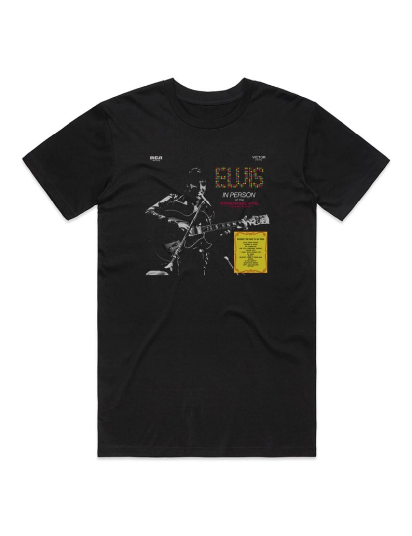 Rockinstone - T-shirt Elvis Presley pessoalmente