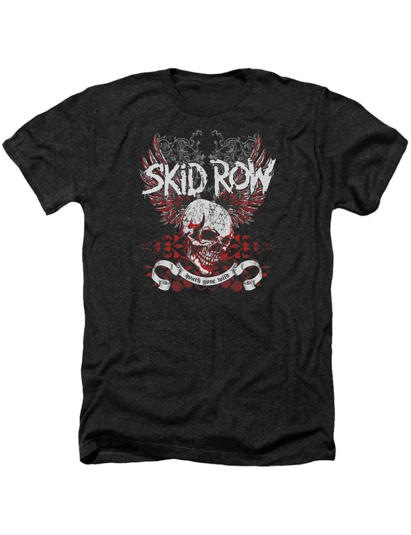 Rockinstone - T-shirt Caveira Alada Skid Row