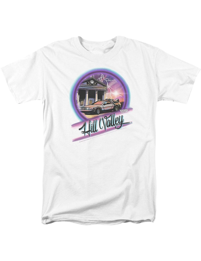 imagem de T-shirt Airbrush Hill Valley de volta ao futuro1