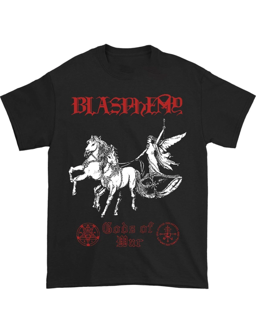 Rockinstone - T-shirt Blasfêmia Deuses da Guerra