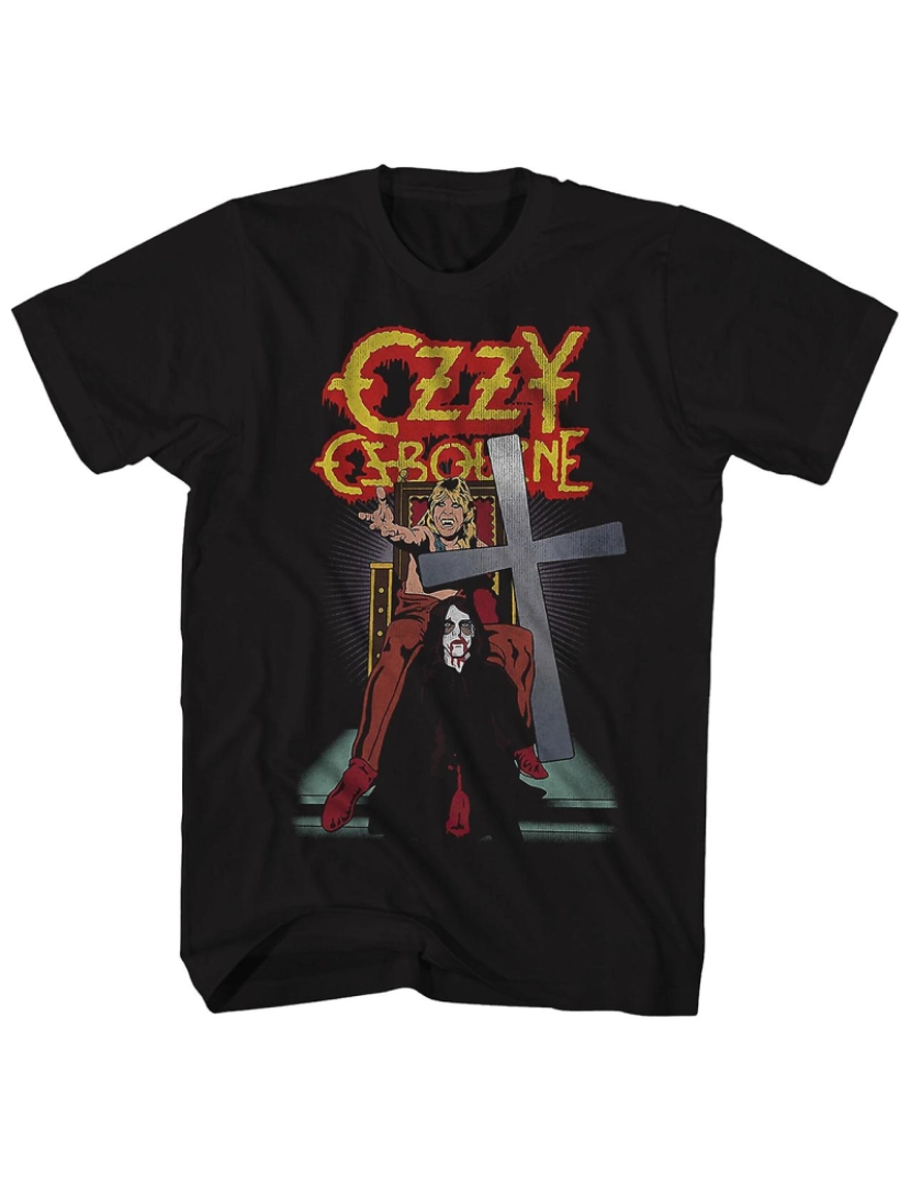 Rockinstone - T-shirt Camisa Ozzy Osbourne fala do diabo