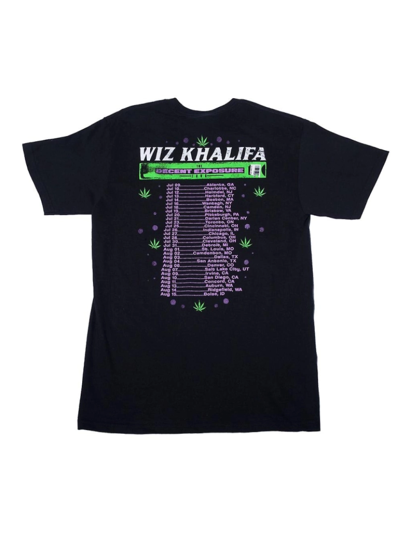 Rockinstone - T-shirt Tour de exposição decente de Wiz Khalifa 2019