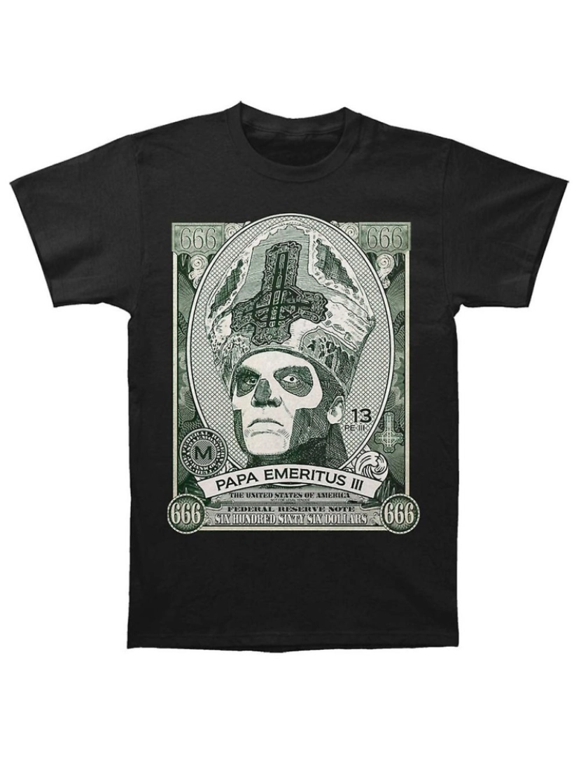 Rockinstone - T-shirt Dinheiro Papai Fantasma