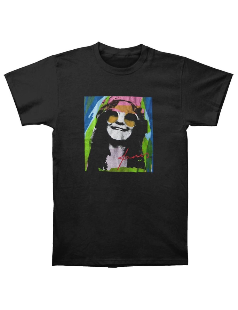 Rockinstone - T-shirt Janis Joplin Psicodélico