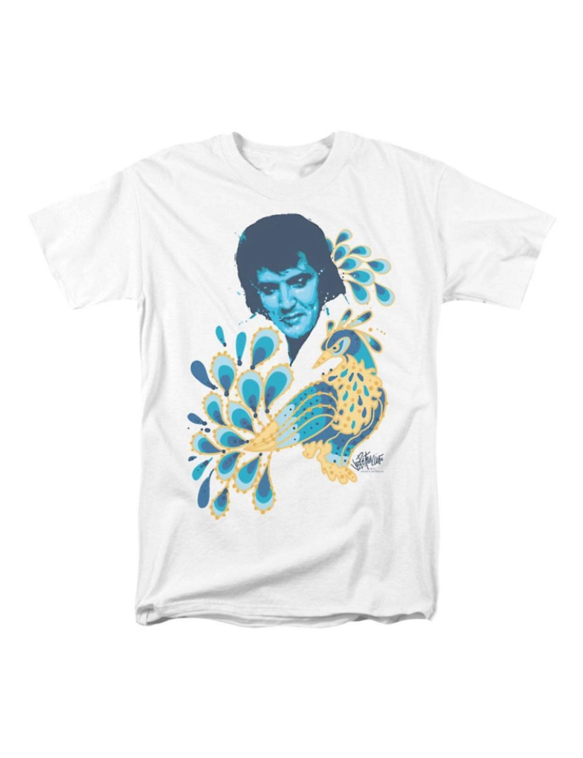 Rockinstone - T-shirt Elvis Presley Pavão