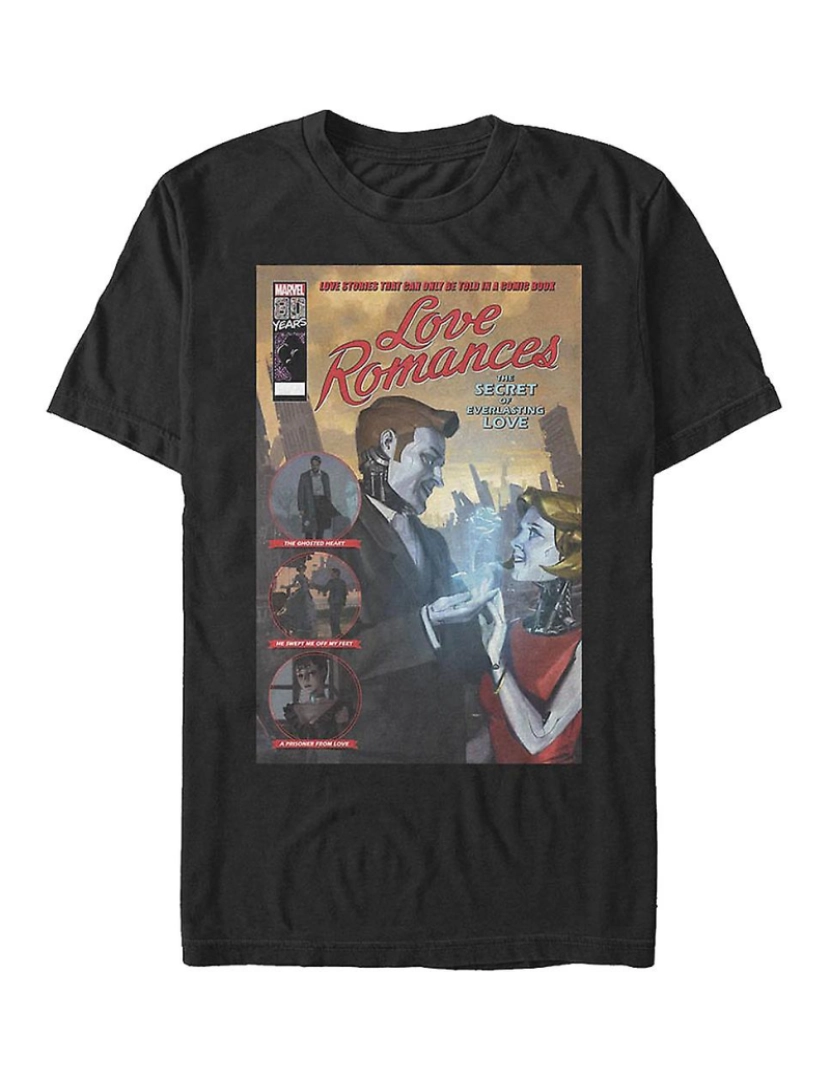 Rockinstone - T-shirt Amor Romances Marvel Comics