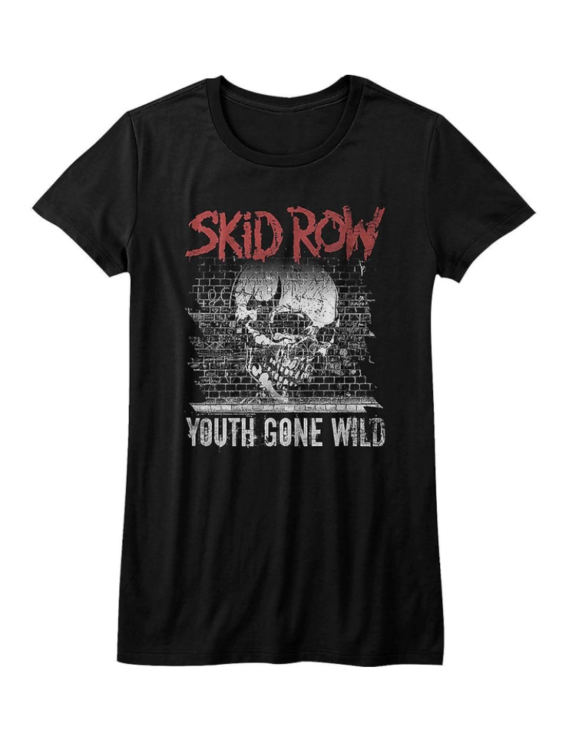 Rockinstone - T-shirt Camisa Junior Graffiti Skid Row