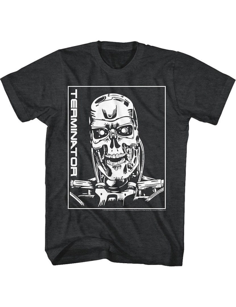 Rockinstone - T-shirt Exterminador do Endoesqueleto Skynet