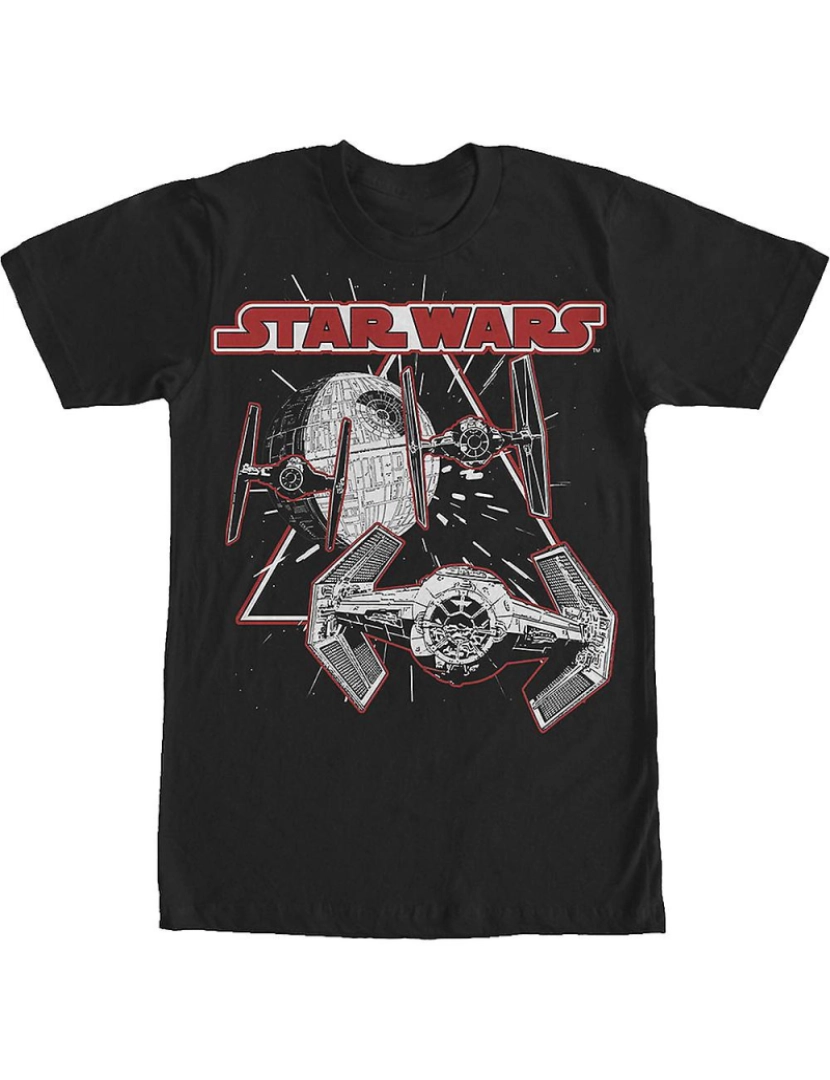 Rockinstone - T-shirt TIE Fighters Guerra nas Estrelas