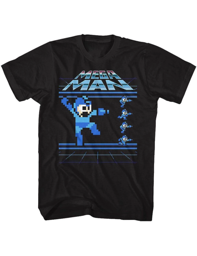 Rockinstone - T-shirt Mega Man Megamen