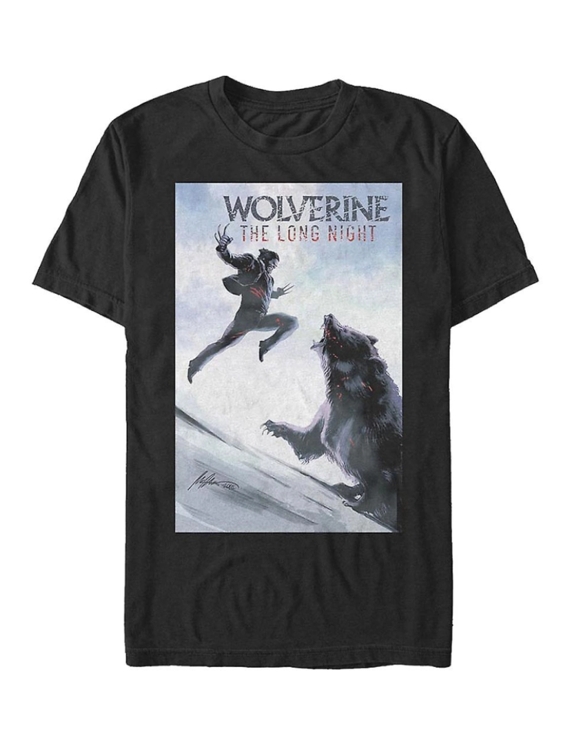 Rockinstone - T-shirt Wolverine, a longa noite, Marvel Comics