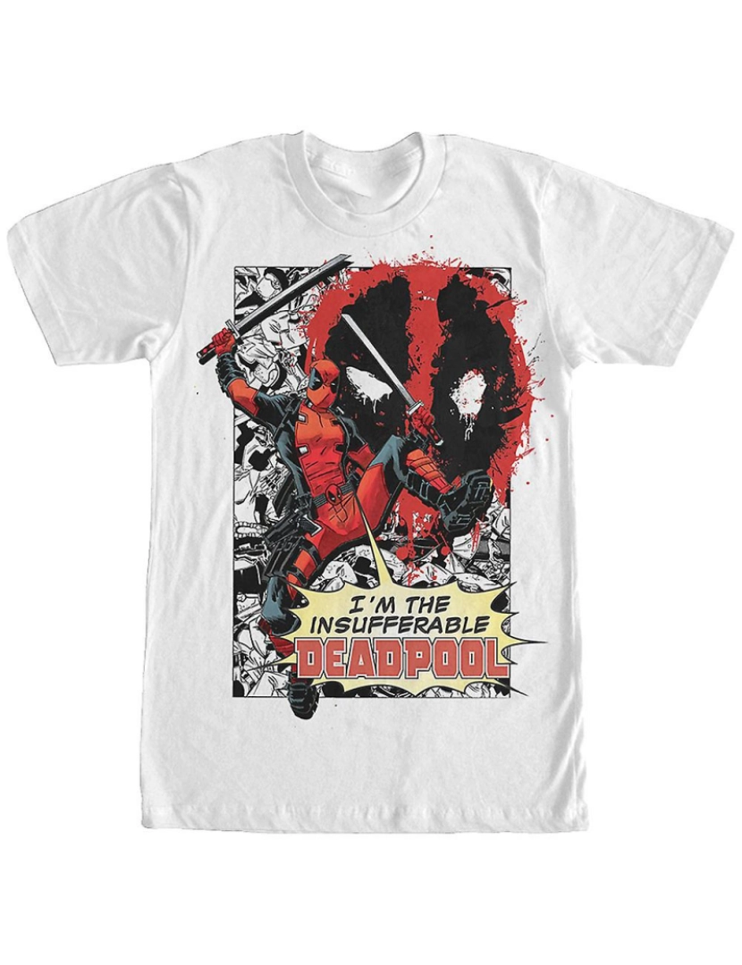 Rockinstone - T-shirt Deadpool insuportável