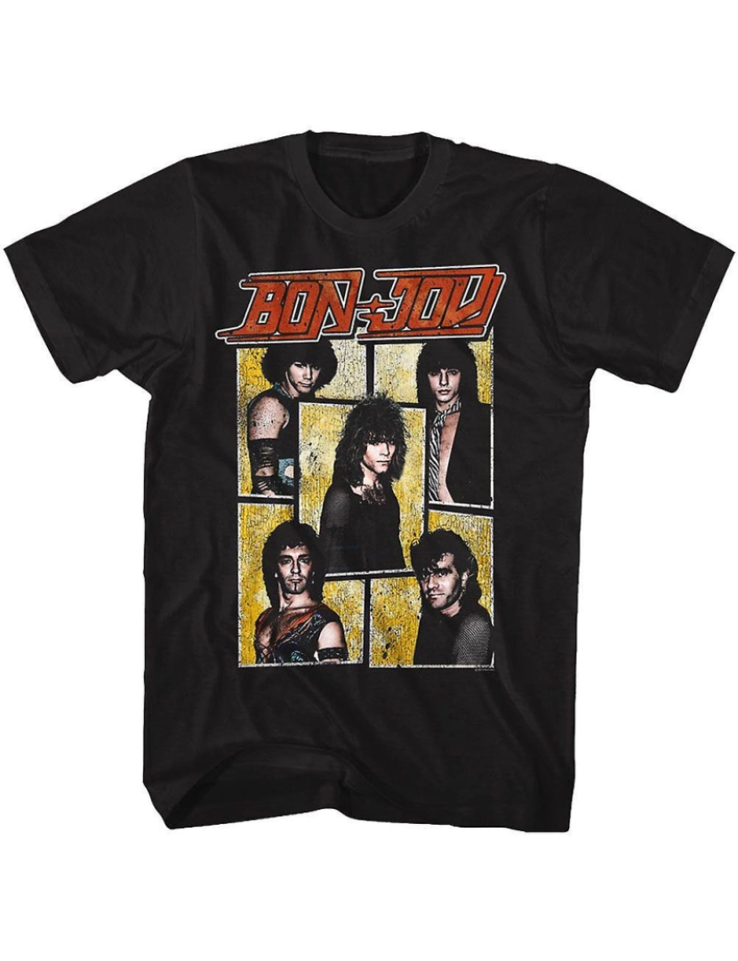 Rockinstone - T-shirt Bon Jovi vivendo em uma oração