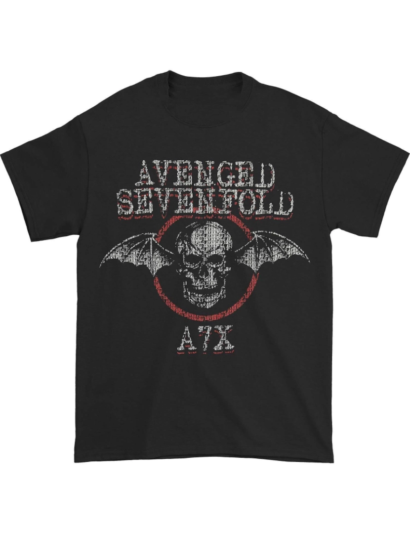 Rockinstone - T-shirt Círculo Deathbat do Avenged Sevenfold A7X