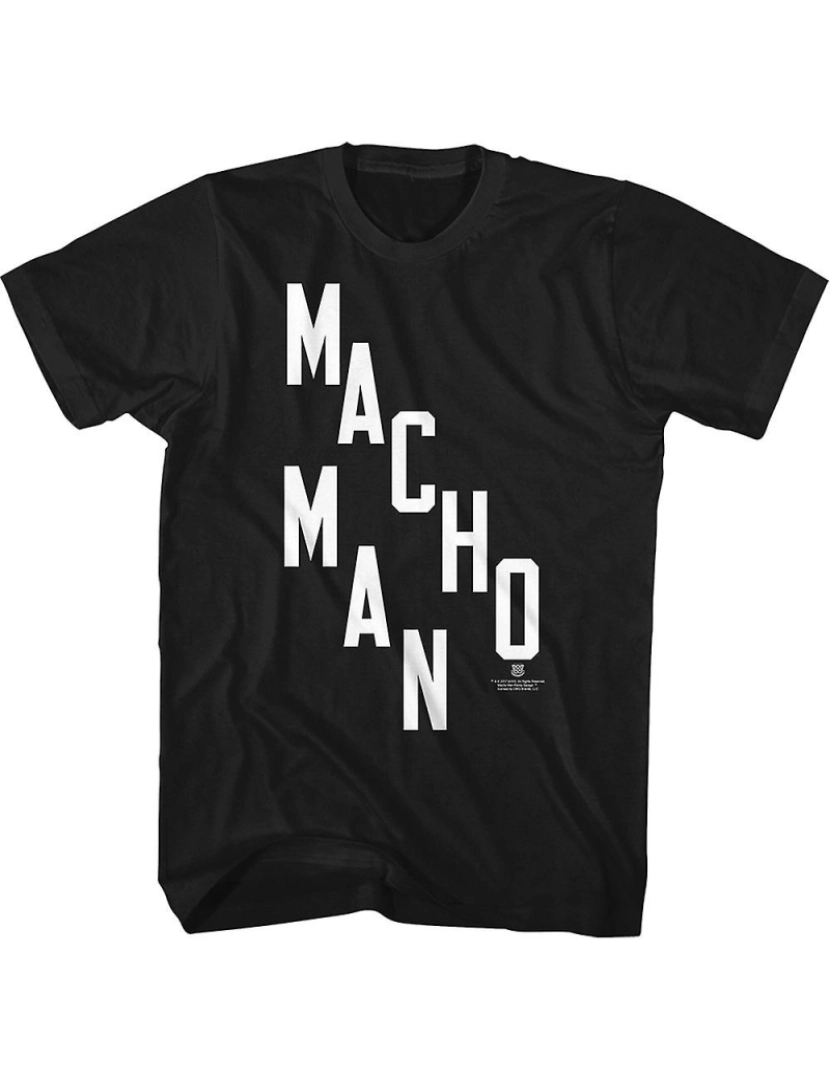 imagem de T-shirt Letras empilhadas Macho Man Randy Savage1