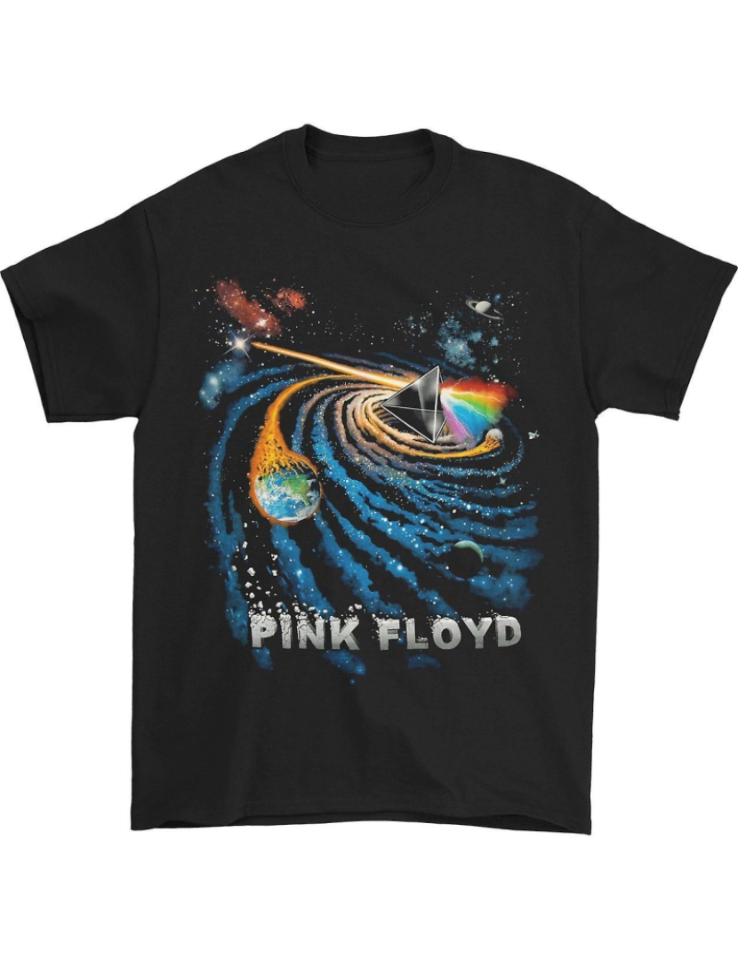 imagem de T-shirt Pink Floyd Lado Negro Galáctico1