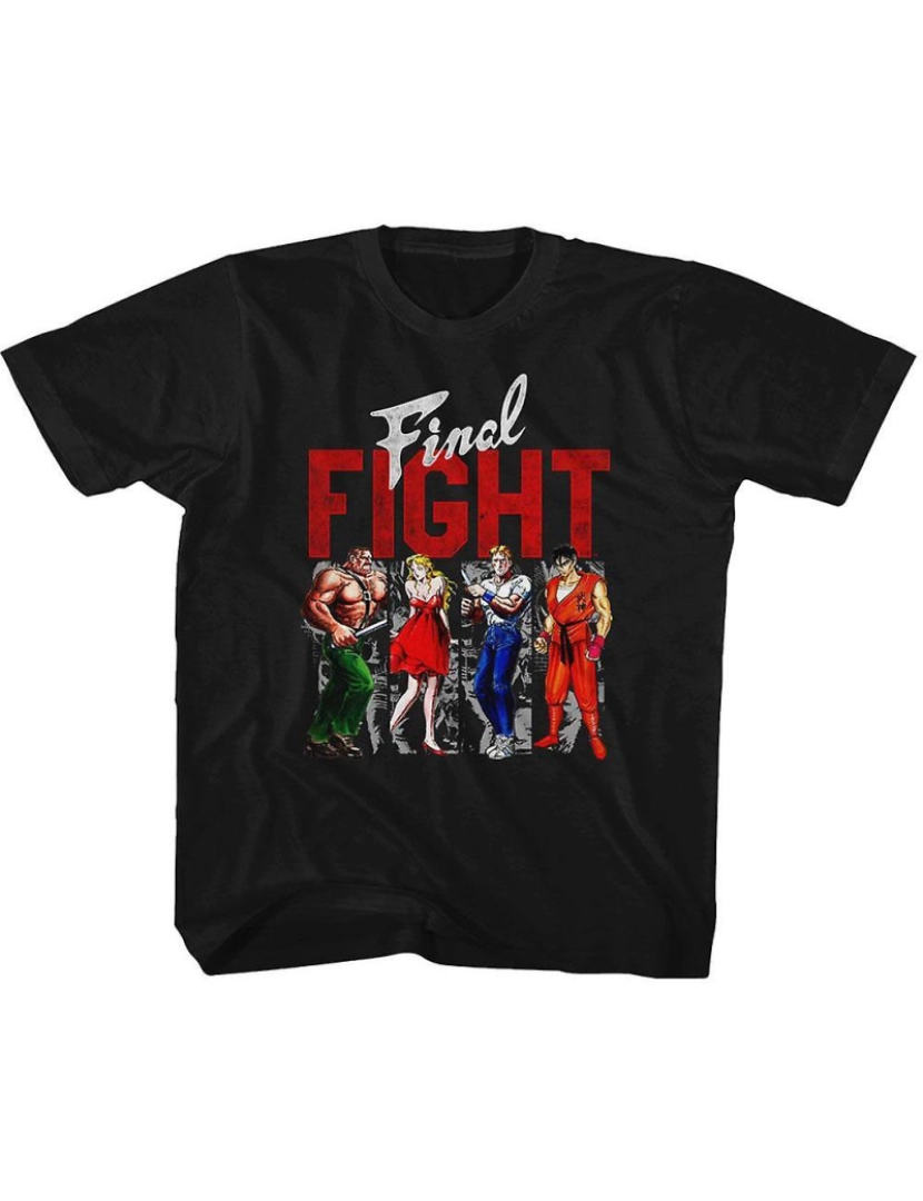 Rockinstone - T-shirt Final Fight Painéis Juvenis