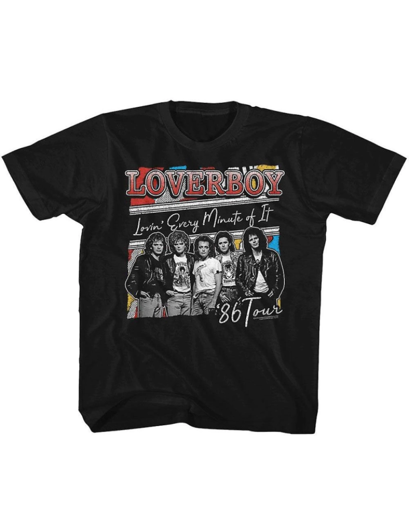 Rockinstone - T-shirt Loverboy Lovin Every Min Tour Juventude