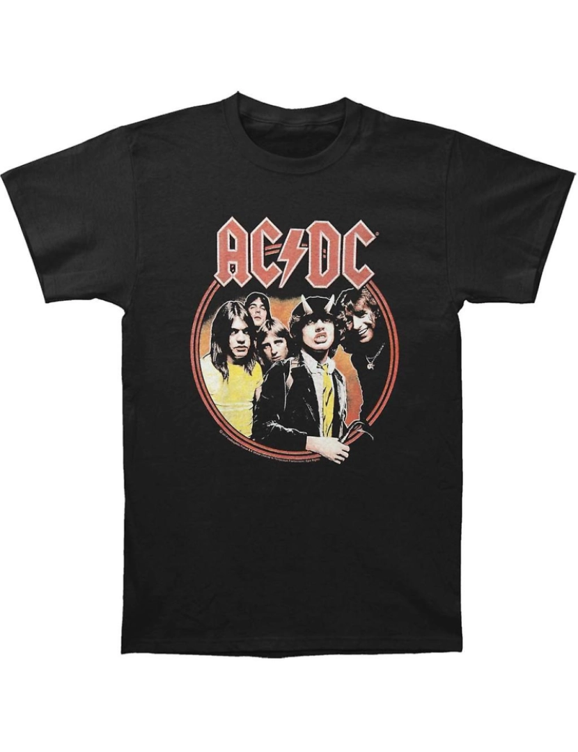 Rockinstone - T-shirt AC/DC Highway To Hell Circle Juventude