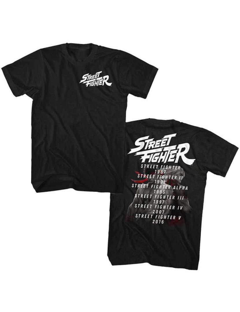 Rockinstone - T-shirt Datas de lançamento do Street Fighter