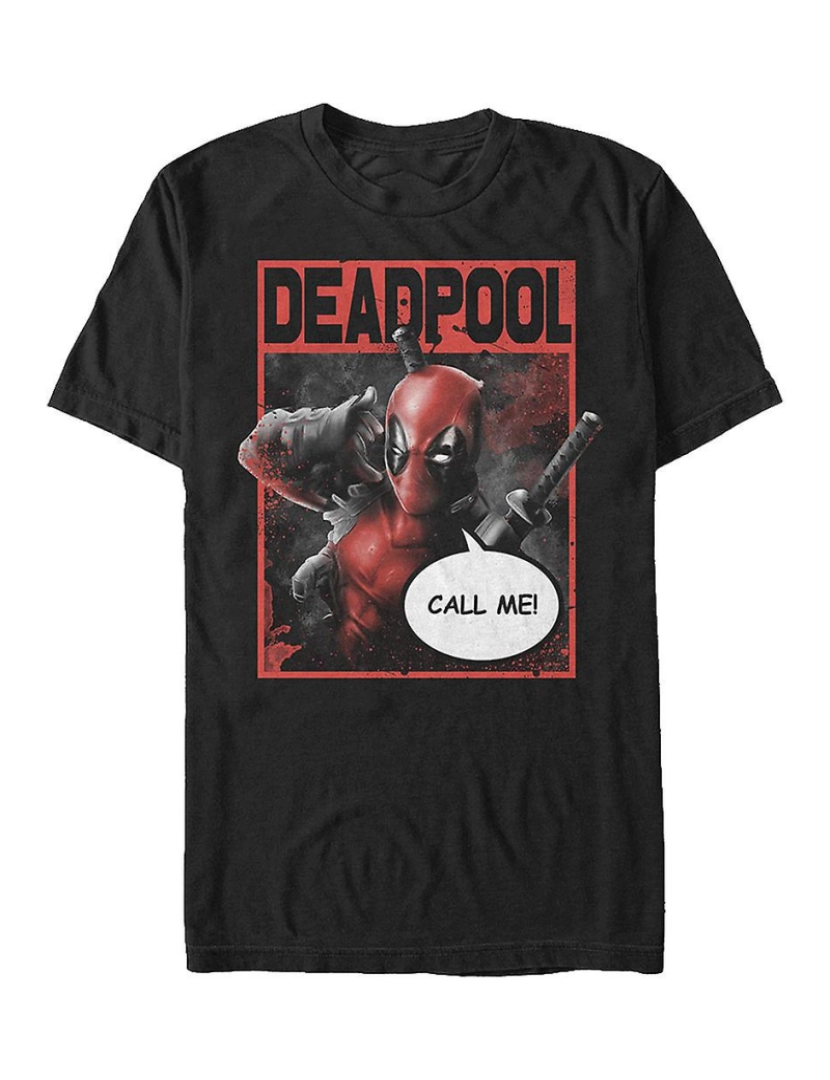 Rockinstone - T-shirt Me chame de Deadpool