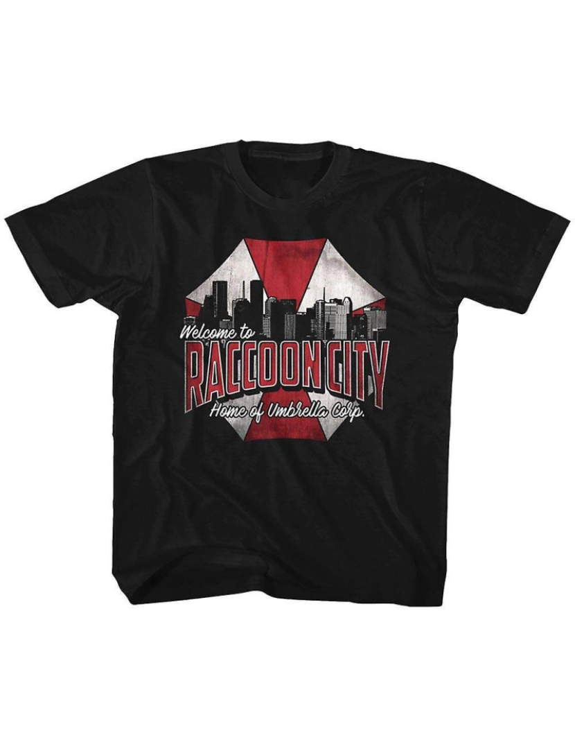 Rockinstone - T-shirt Resident Evil Raccoon City Juventude