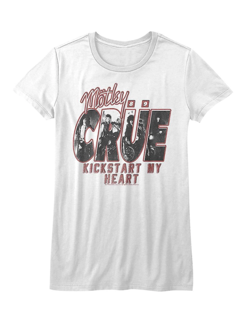 Rockinstone - T-shirt Camiseta feminina Kickstart My Heart Motley Crue