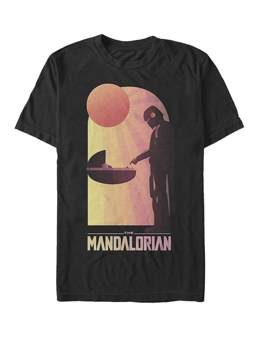 imagem de T-shirt O Mandaloriano Conhecendo A Criança Star Wars1