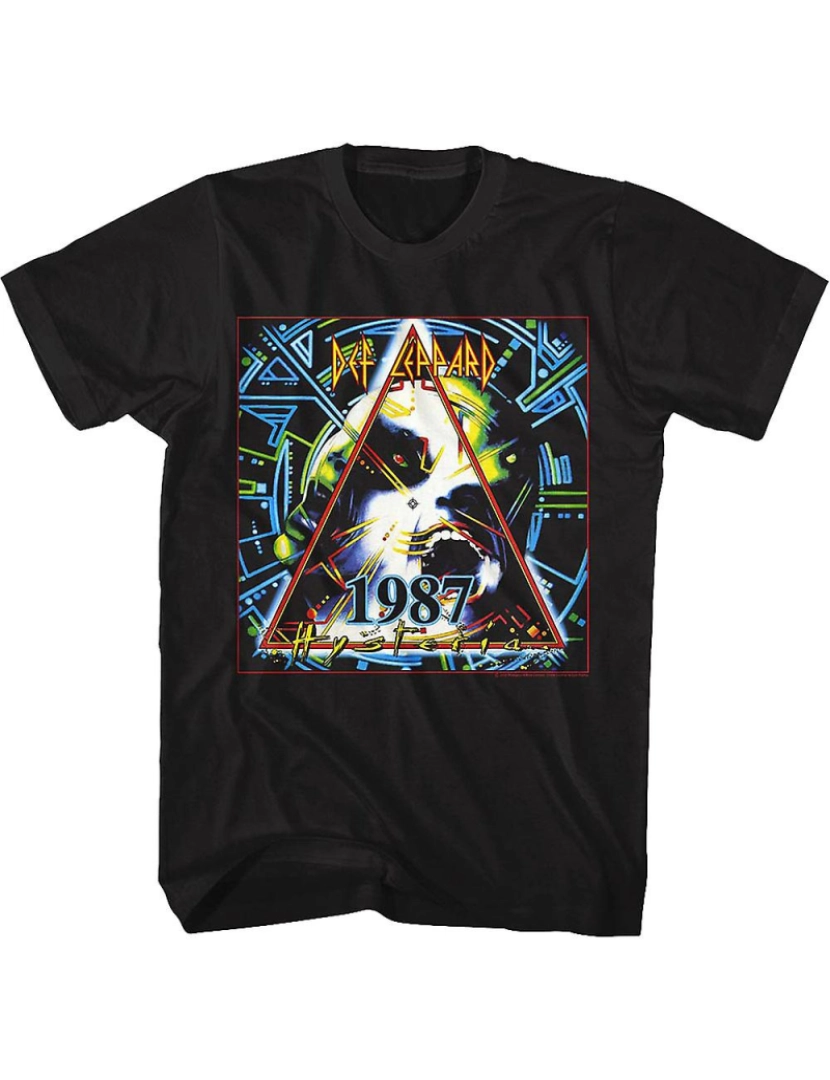 Rockinstone - T-shirt Turnê Mundial de 1987 Def Leppard