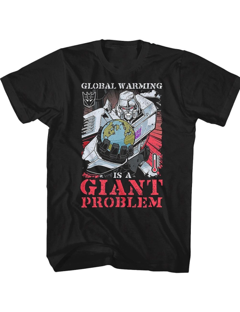 Rockinstone - T-shirt Transformadores de aquecimento global Megatron