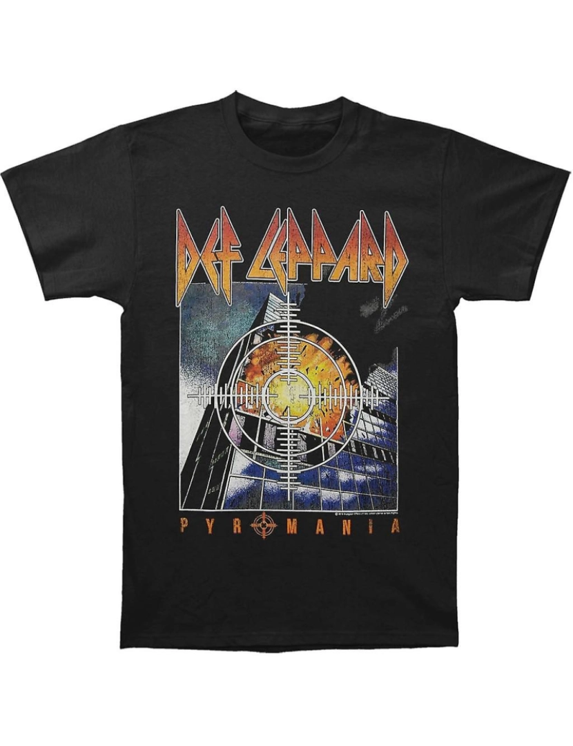 Rockinstone - T-shirt Álbum Def Leppard Pyro