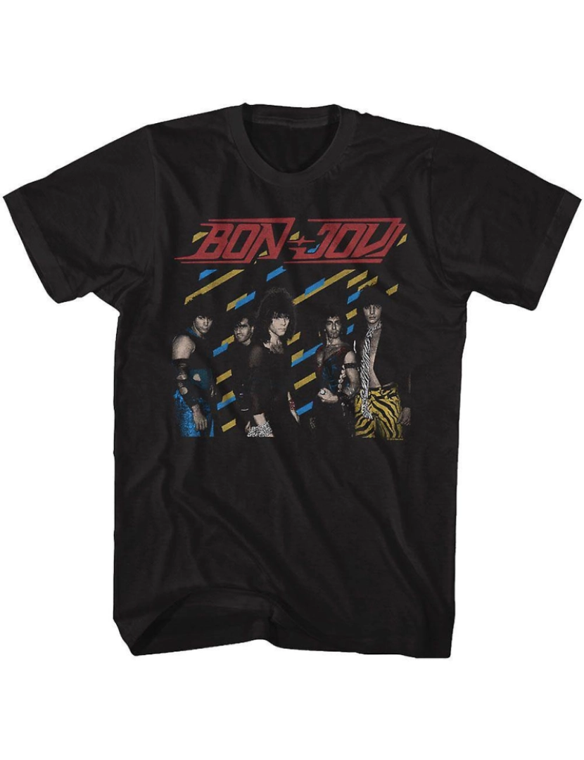 Rockinstone - T-shirt Bon Jovi anos oitenta