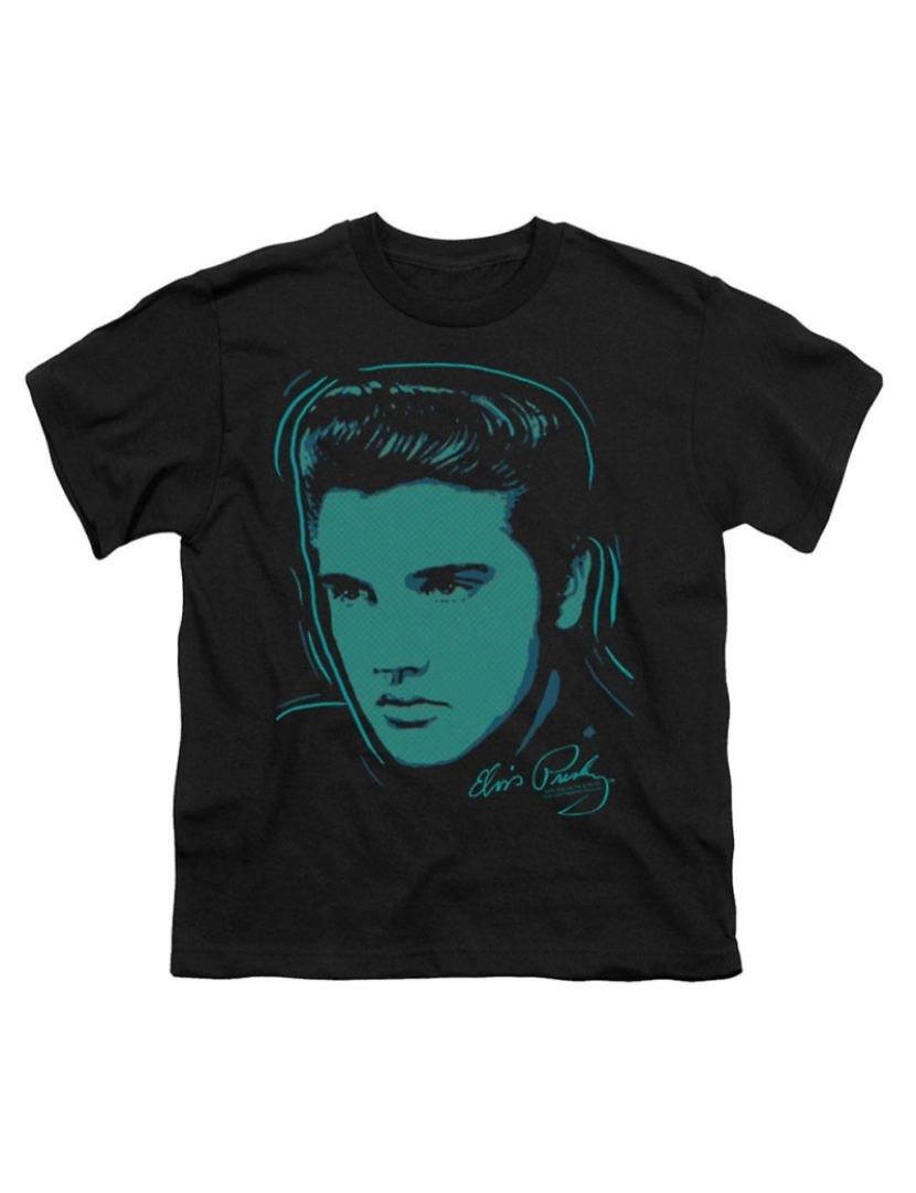 Rockinstone - T-shirt Elvis Presley Jovens Pontos