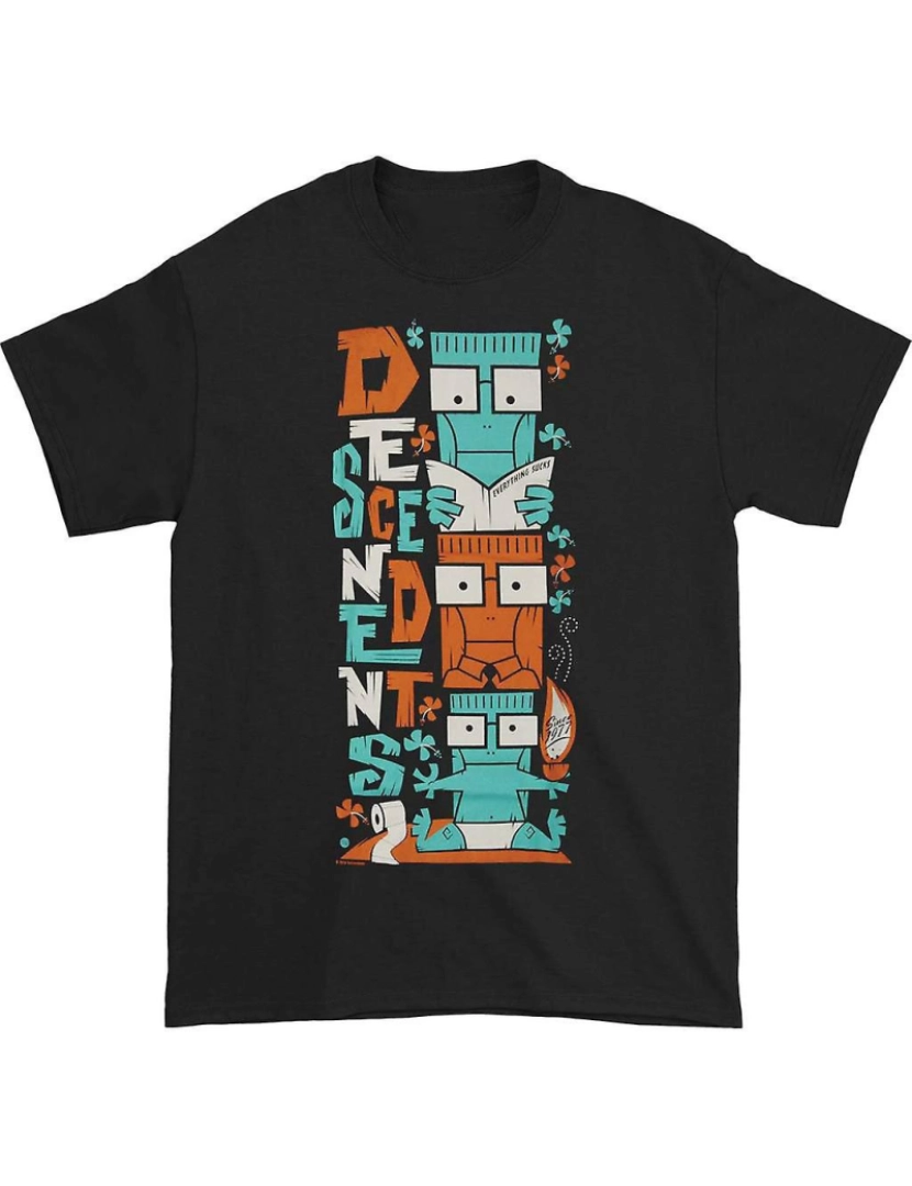 Rockinstone - T-shirt Camiseta Descendentes Milo Totem