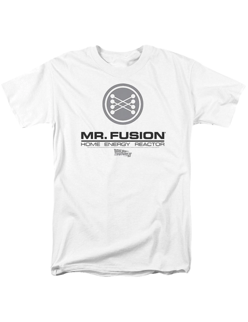 Rockinstone - T-shirt Camisa Mr Fusion Logo