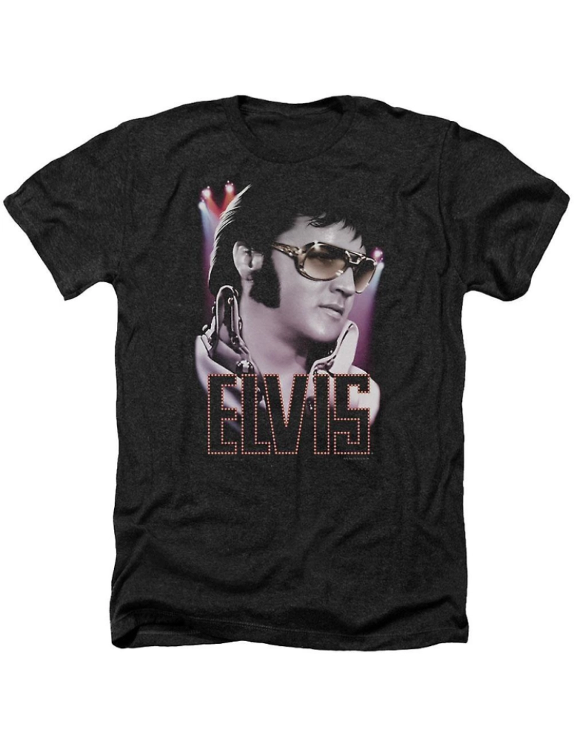 Rockinstone - T-shirt Estrela dos anos 70 de Elvis Presley