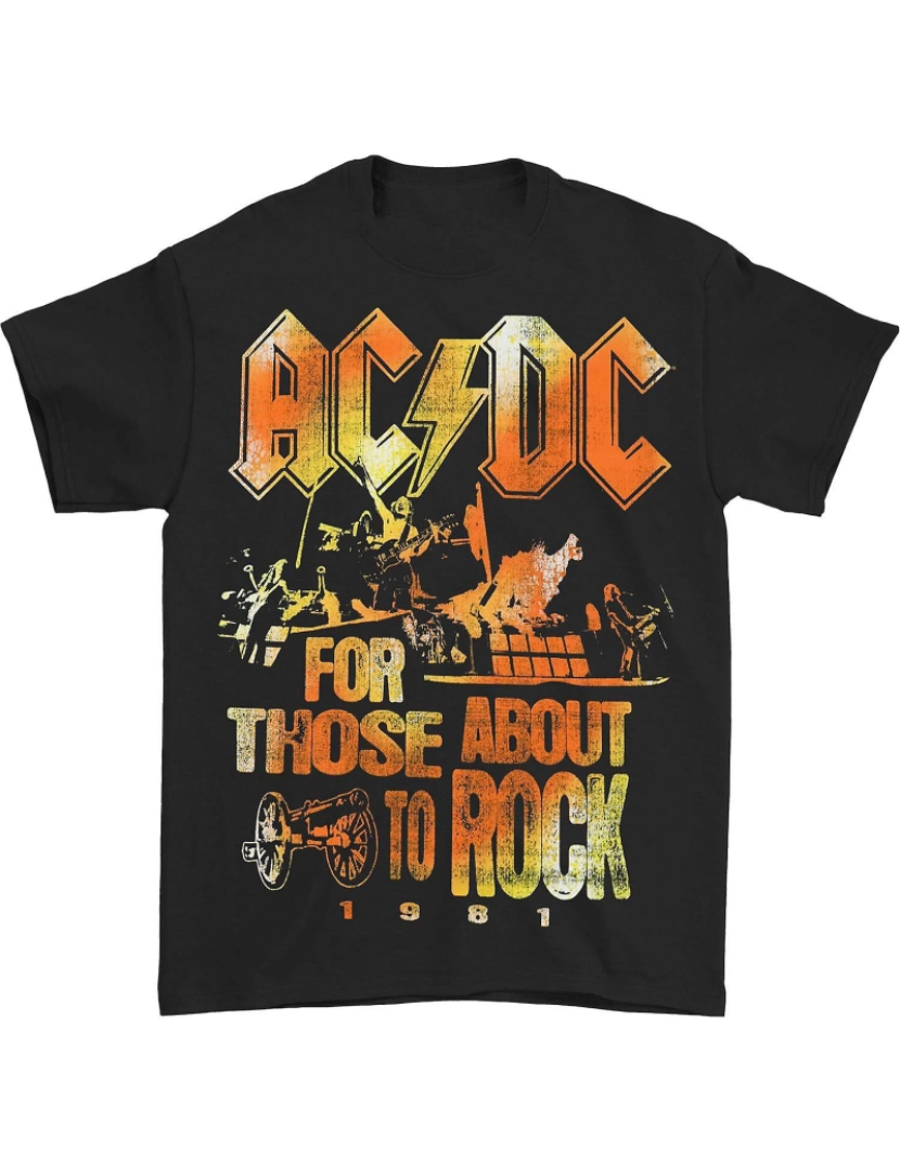 Rockinstone - T-shirt AC/DC aqueles prestes a arrasar