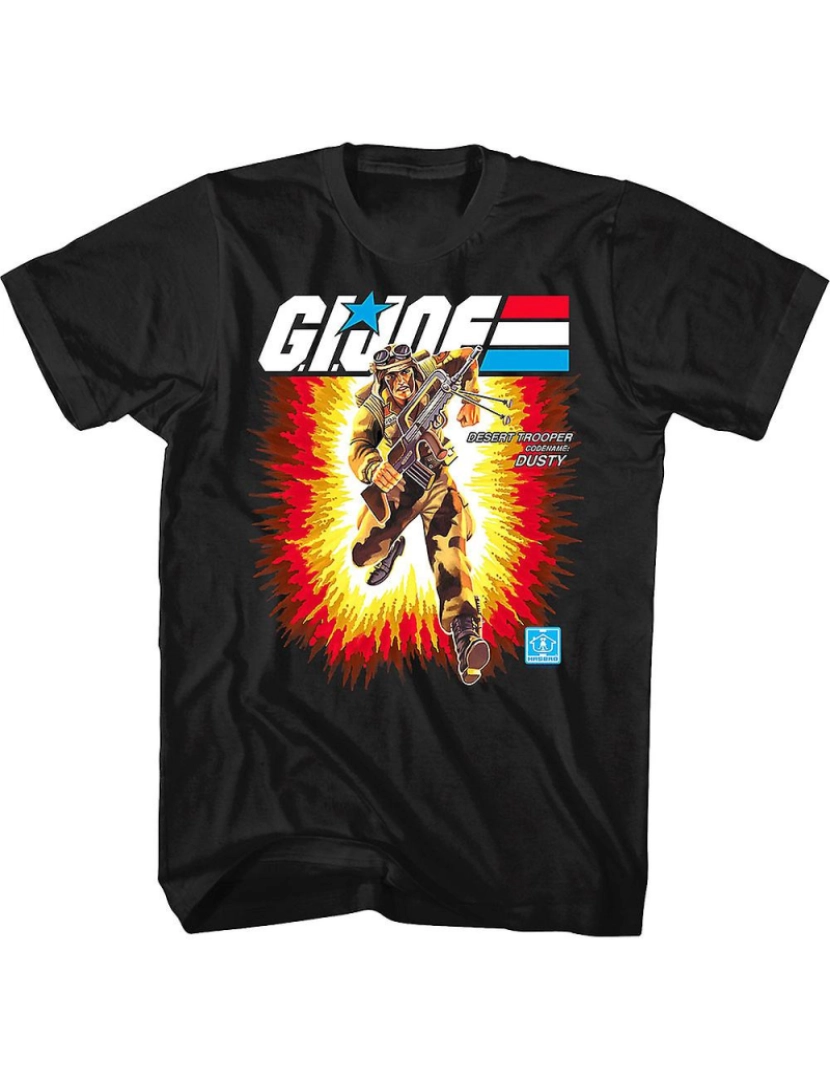 Rockinstone - T-shirt Arte da caixa Dusty GI Joe