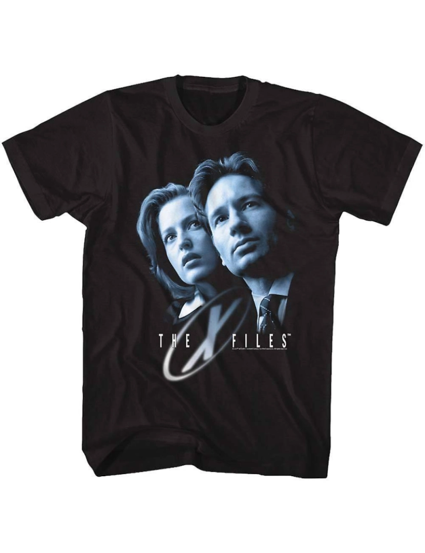 Rockinstone - T-shirt Xfiles Faces Logo