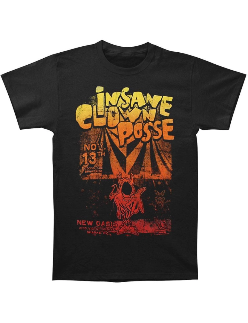 imagem de T-shirt Insane Clown Posse Novo Oasis 13 de novembro1