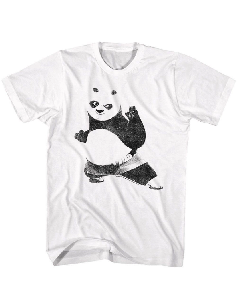 Rockinstone - T-shirt Kung Fu Panda faz uma pose