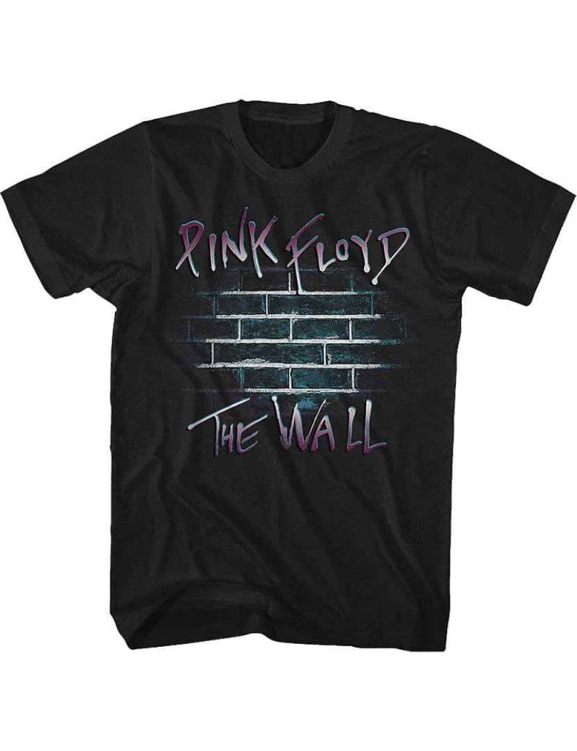 Rockinstone - T-shirt Pink Floyd a parede