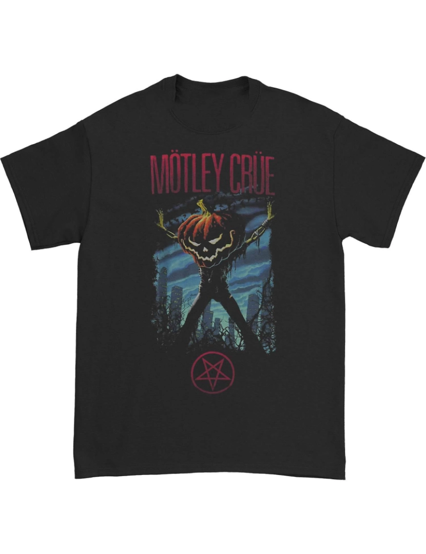 Rockinstone - T-shirt Cabeça de abóbora Motley Crue