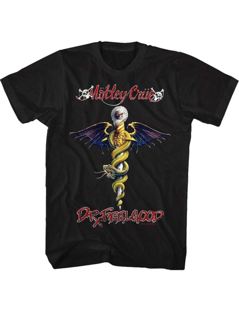 Rockinstone - T-shirt Feelgood Capa do álbum Motley Crue