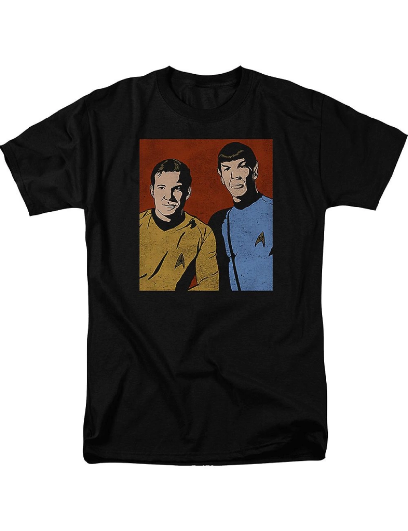 Rockinstone - T-shirt Kirk e Spock Jornada nas Estrelas