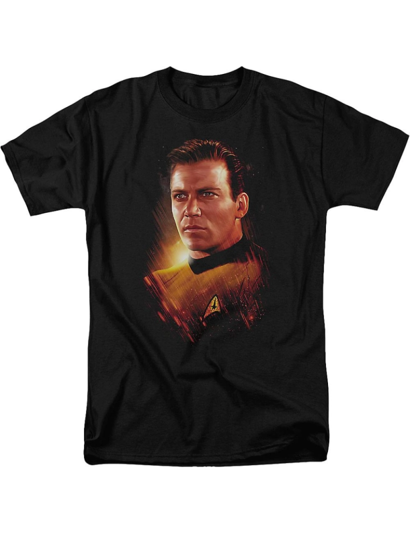 Rockinstone - T-shirt Capitão James T. Kirk Jornada nas Estrelas