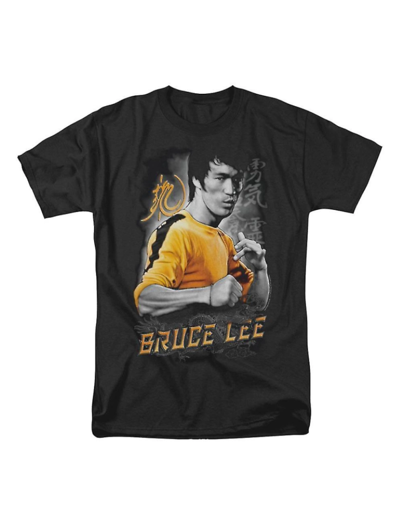 Rockinstone - T-shirt Dragão Amarelo Bruce Lee